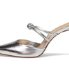Schutz Women's Lela Mule, Prata, 10