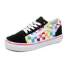 Vans Old Skool (Checker) Rainbow/White Youth 12.5