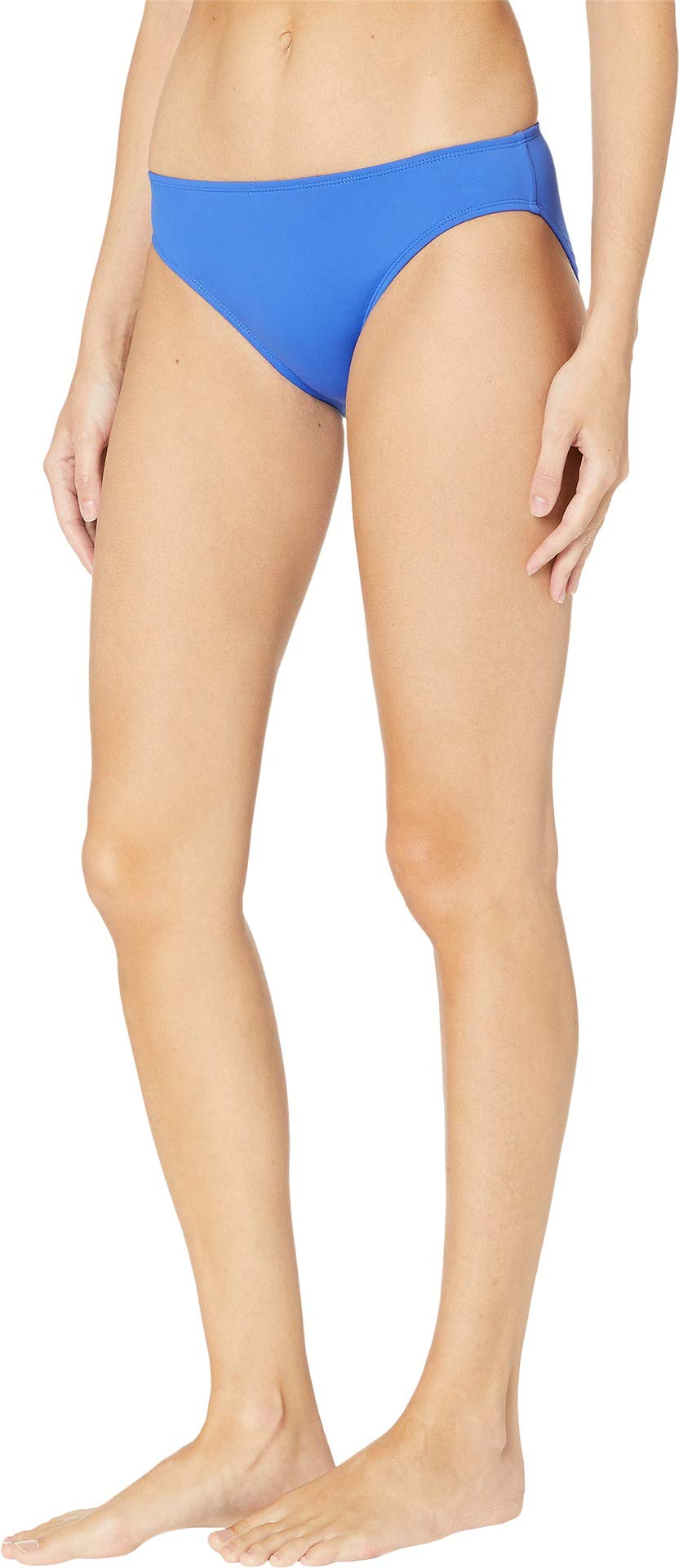 LAUREN RALPH LAUREN Women's Chevron Solid Hipster Bottom Sea Blue 4