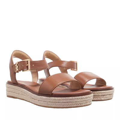 MICHAEL Michael Kors Women's Richie Espadrille Wedge Sandals Luggage 8 M