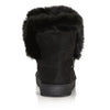 Avenue Womens Plus Size Pippa Hug Fashion Boot, Black, 7 Wide US