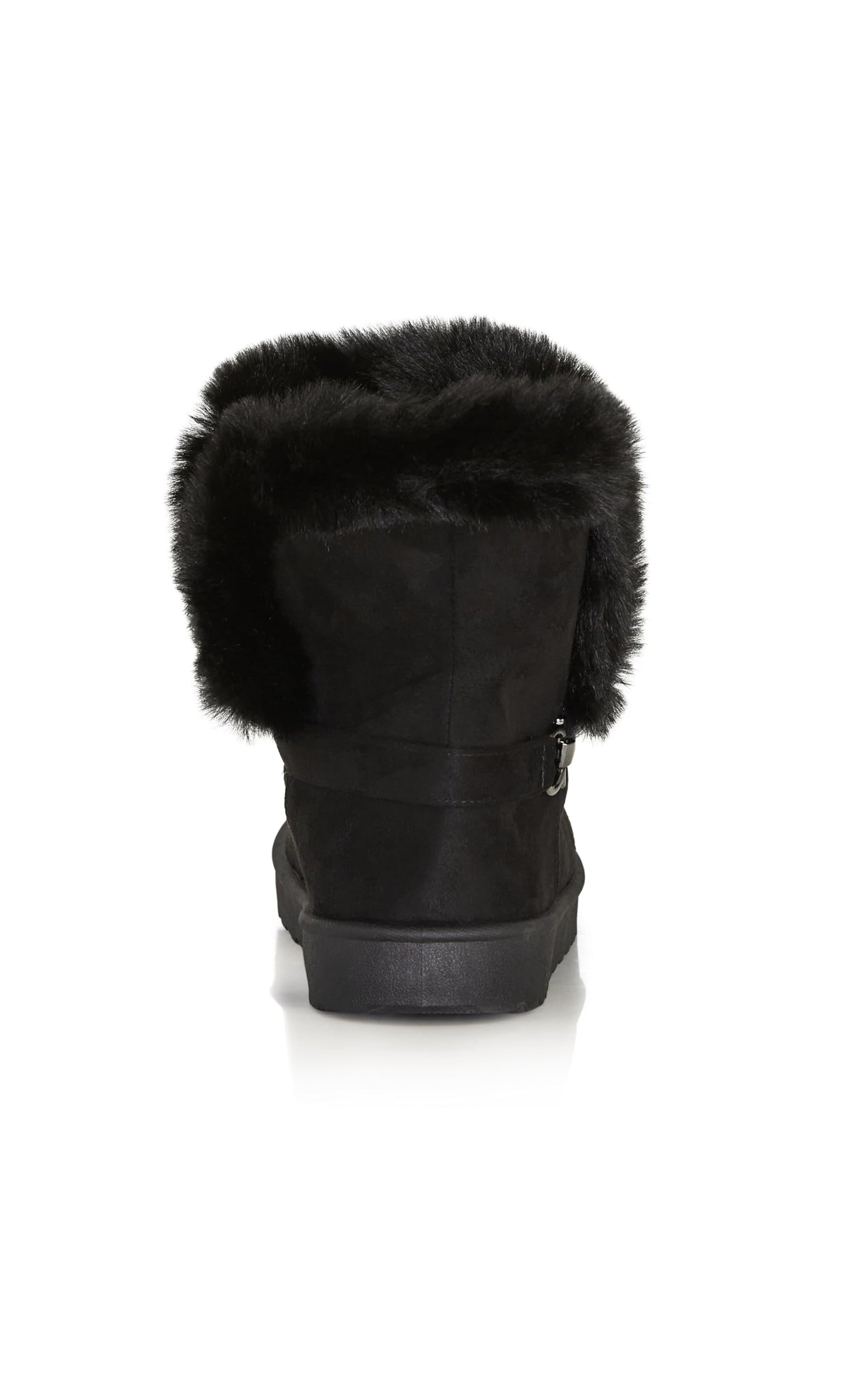 Avenue Womens Plus Size Pippa Hug Fashion Boot, Black, 7 Wide US