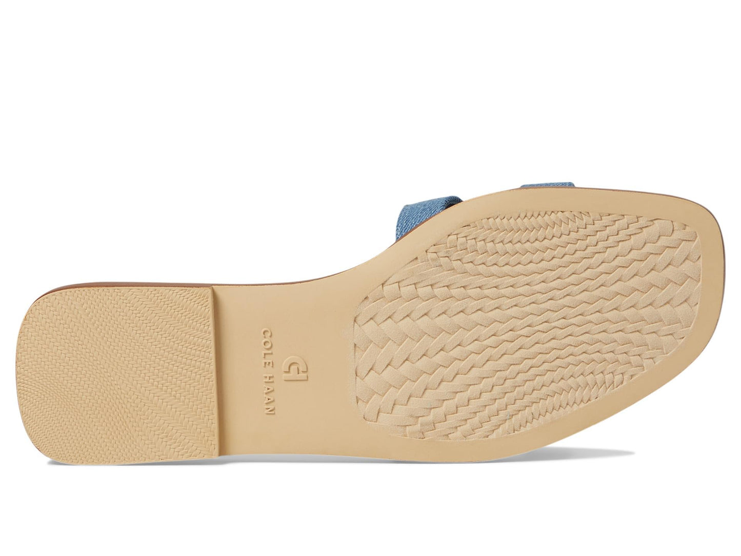 Cole Haan Womens Chrisee Sandal, Denim/Dark Denim, 7-B US