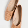 SCHUTZ Women's Arissa Flats, Honey Peach, Tan, 8 Medium US