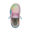 HEYDUDE Girl's Toddler Wendy Dreamer Slip On Shoe, Magic Size 8 | Lightweight Loafer with Elastic Laces