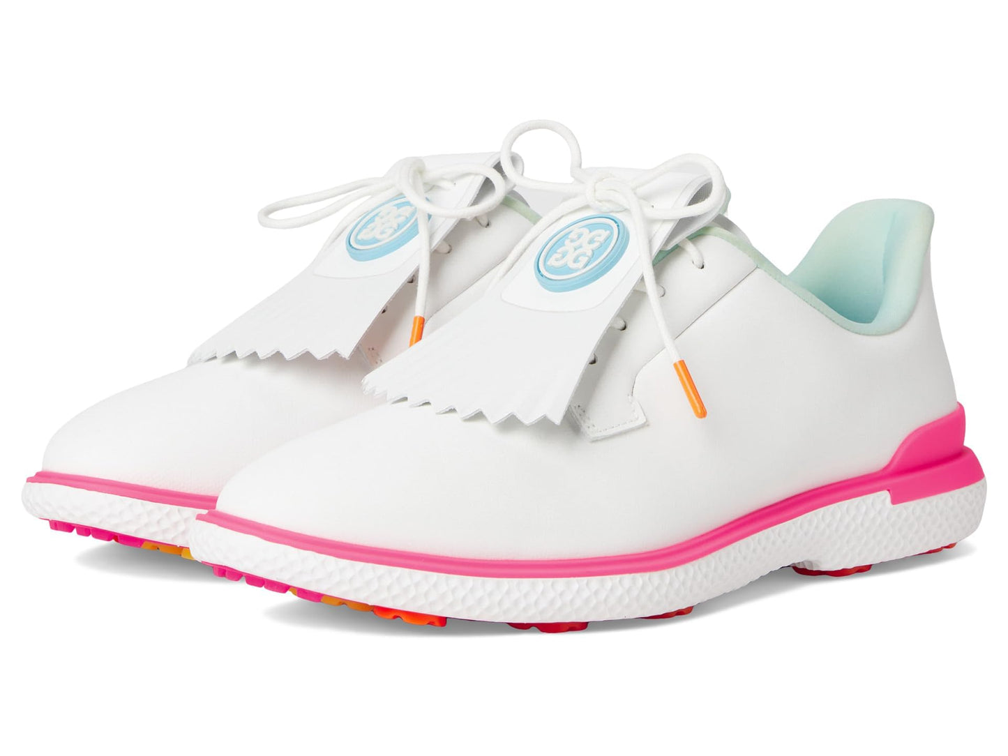 GFORE Women's Gallivan2r Golf Shoes, Snow/Multi, 7.5 Medium