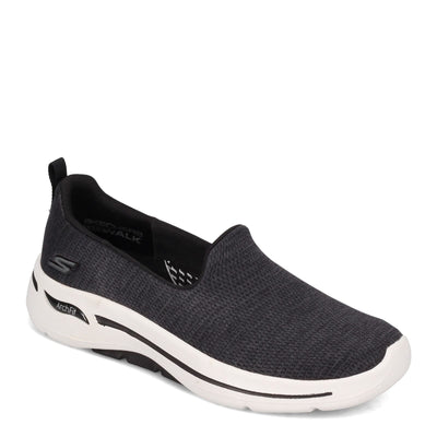 Skechers Go Walk Arch Fit Unlimited Time Black/White 6 B (M)