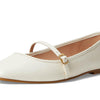 Cole Haan Women's Shoes - Yelena Mary Jane Ballet Flat, Ivory Leather, 7.5-B US