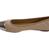VANELi Serene Soft Beige Quilted Nappa/Silver Mercury 13 M (B)