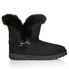 Avenue Womens Plus Size Pippa Hug Fashion Boot, Black, 7 Wide US