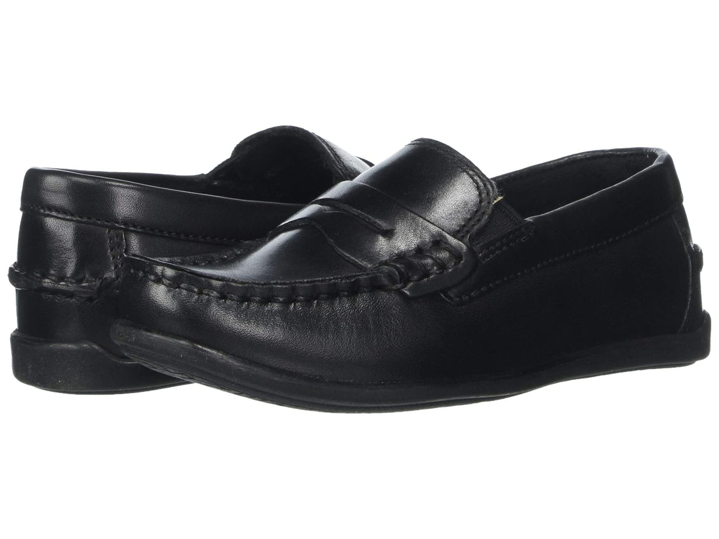 Florsheim boys Jerod Penny Driver Jr. (Toddler/Little Kid/Big Kid) Loafer, Black, 5.5 Big Kid US