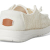 HEYDUDE Kids Wendy Crochet Lace (Little Kid/Big Kid) - Shoes for Kids - Canvas Upper - Cotton Lining White/Gold 6 Big Kid M