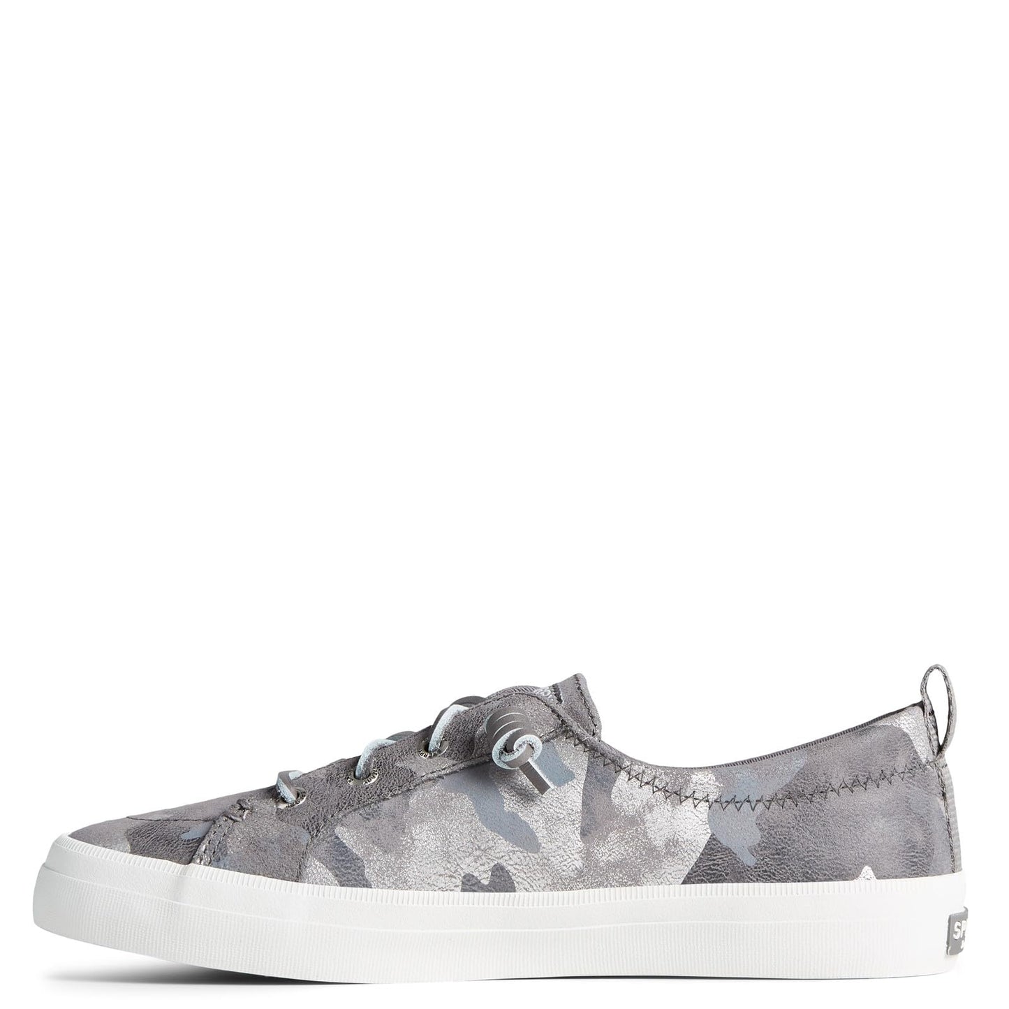 Sperry Women's Crest Vibe Sneaker, Silver CAMO, 9 Medium