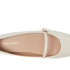 Cole Haan Women's Shoes - Yelena Mary Jane Ballet Flat, Ivory Leather, 7.5-B US