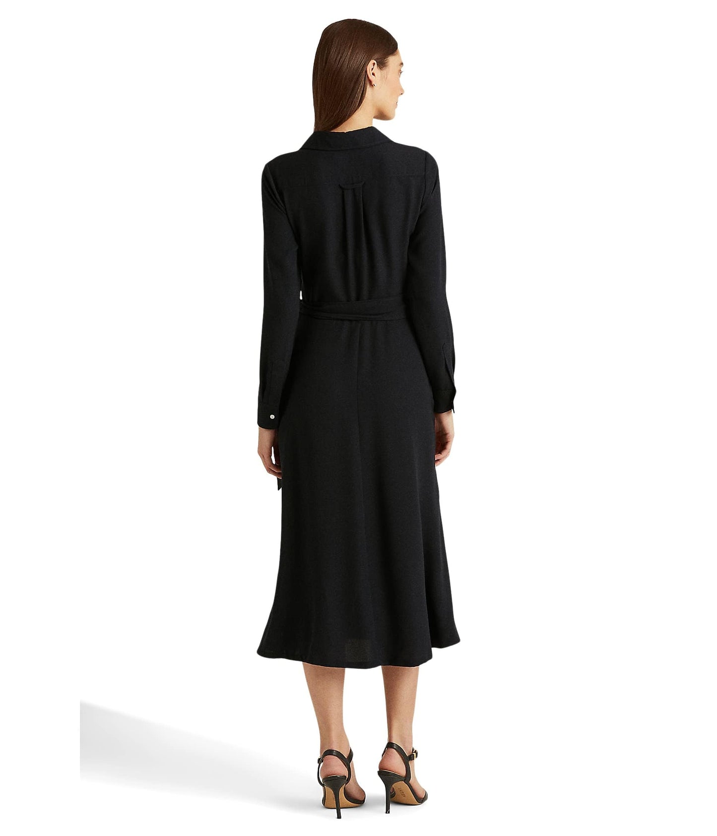 Lauren Ralph Lauren Long Sleeve Day Dress Lighthouse Navy 14