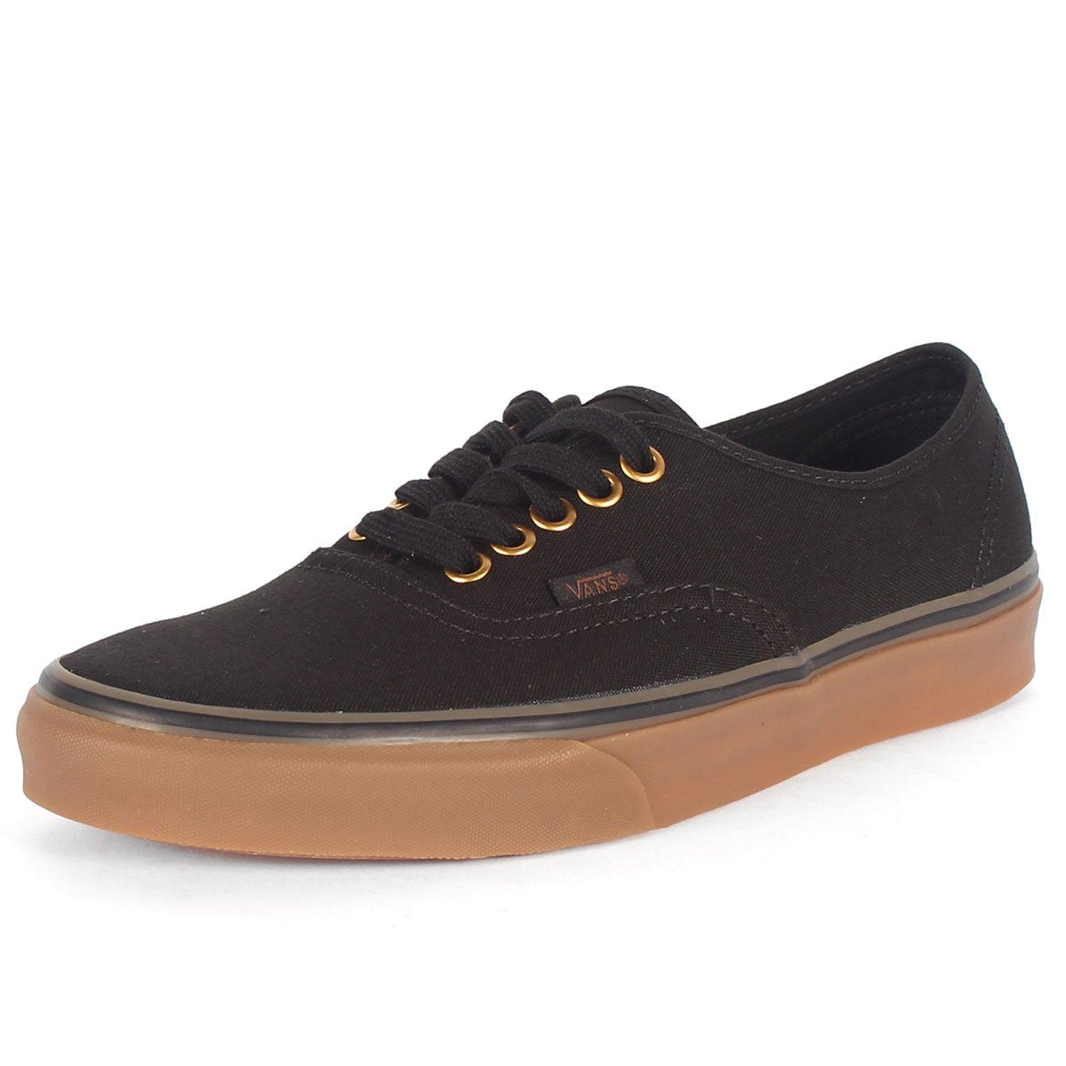Vans Adult Unisex Authentic Shoes, Size 9.5/11, Color (BXH) Black/Rubber