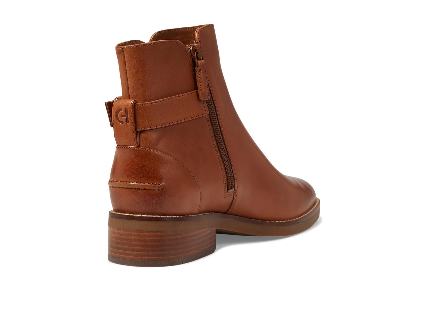 Cole Haan Womens Hampshire Buckle Bootie, British Tan Leather, 8.5-B US