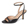 Cole Haan Women's Annalise Buckle Sandals, Black Leather, 7-B US