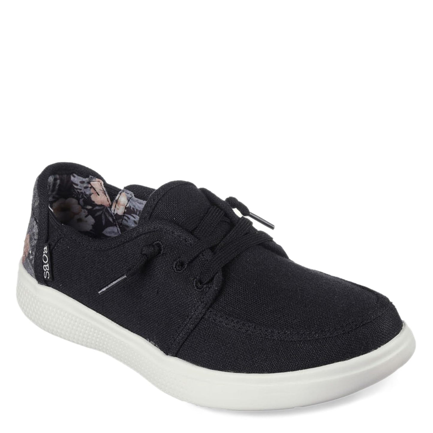 Skechers Women's, BOBS Skipper - Floral Flair Slip-On Black 8 M
