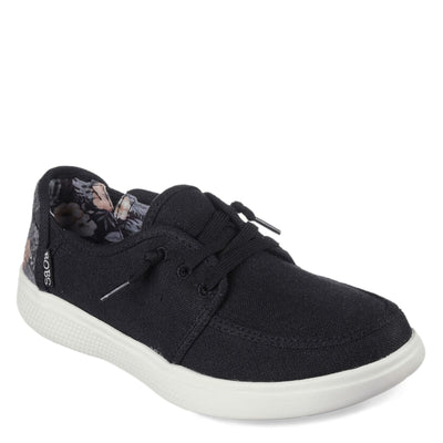 Skechers Women's, BOBS Skipper - Floral Flair Slip-On Black 8 M