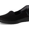 Skechers Women's go Flex Slipper, Black Textile, 6 UK