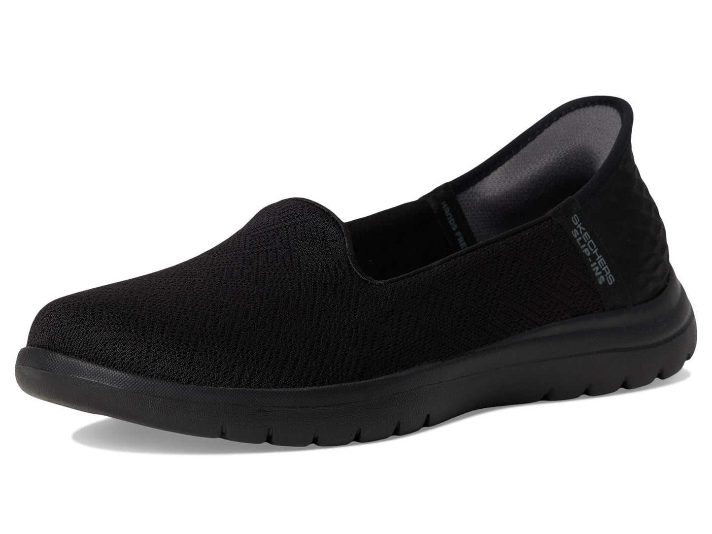Skechers Women's go Flex Slipper, Black Textile, 6 UK