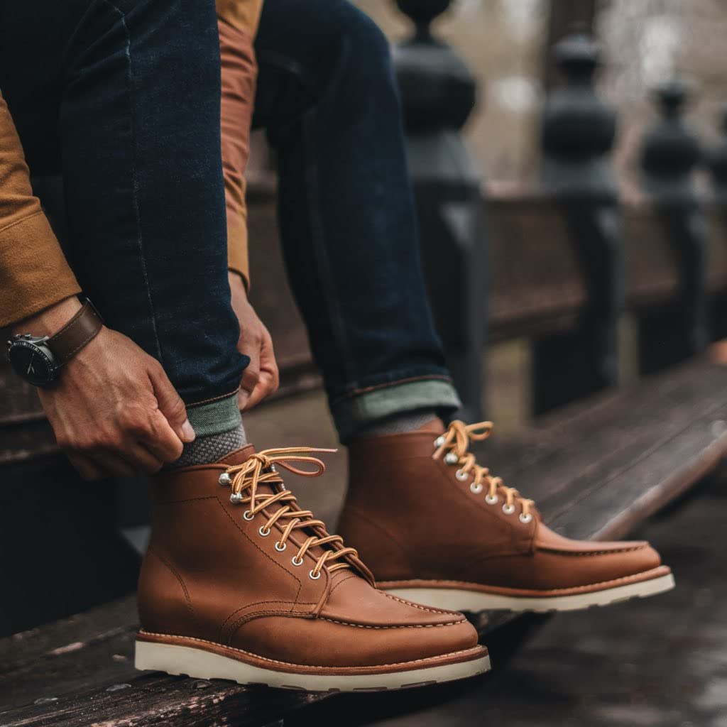 Thursday Boot Company Men's Diplomat Moc Toe Leather Boot, Harvest, 14