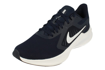 Nike Downshifter 10 Mens Running Trainers CI9981 Sneakers Shoes (UK 9.5 US 10.5 EU 44.5, Obsidian White 402)