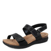Clarks Women April Clover Black Combi Leather 9.5 Narrow