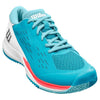 WILSON Rush Pro Ace Scuba Blue/White/Fiery Coral 6 B (M)