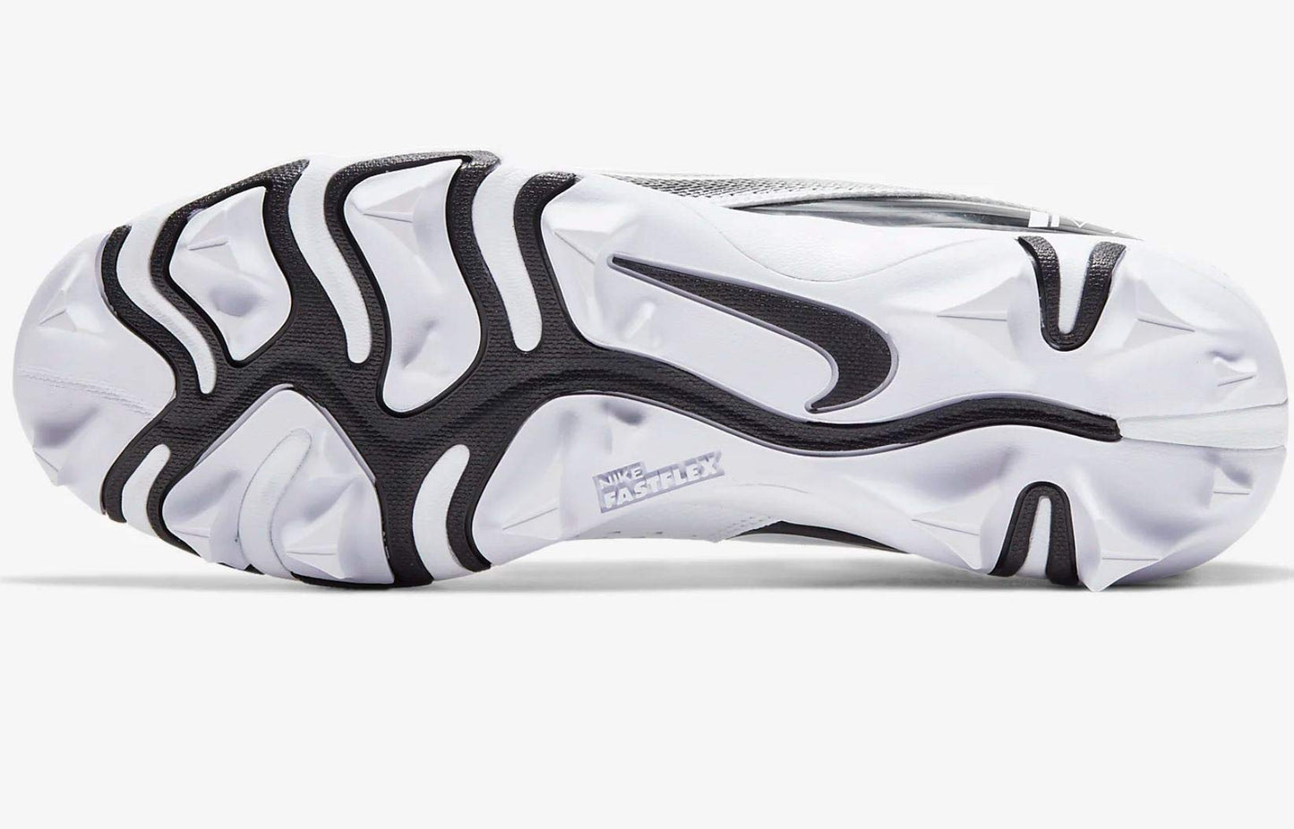 Nike Vapor Edge Shark Mens Football Cleat Cd0074-100 Size 12 White/Black