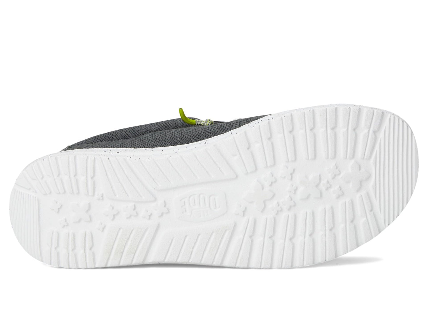 HEYDUDE Boys Wally Sport Grid (Little Kid/Big Kid) Smoke Grey 5 Medium