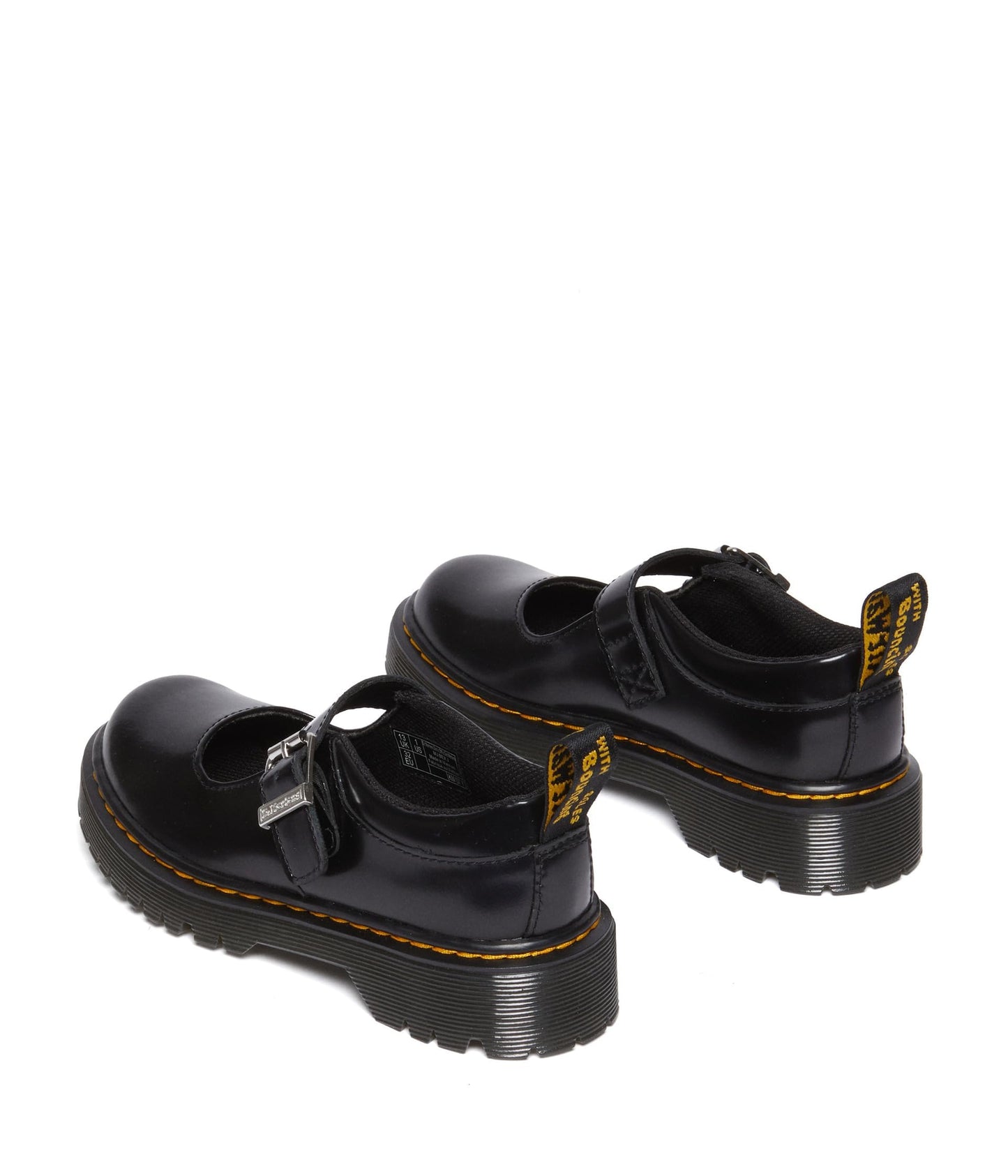 Dr. Martens Kid's Collection MJ Bex (Little Kid/Big Kid) - Shoes for Kids - Leather Upper - Textile Lining Black 13 UK (US 1 Little Kid) M