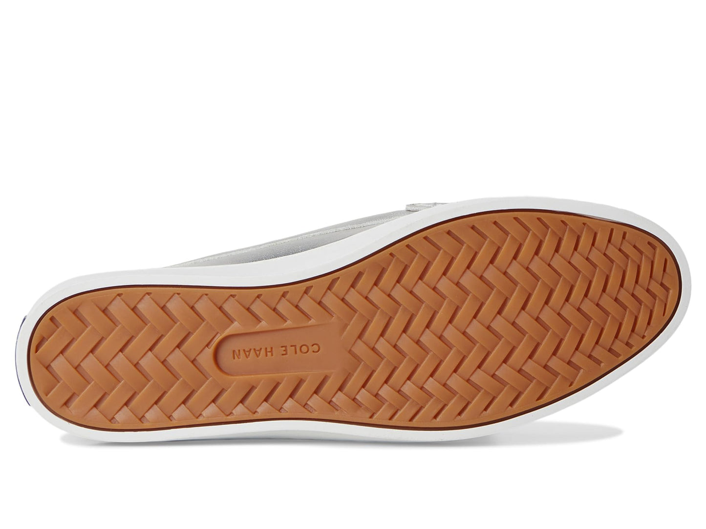 Cole Haan Women's Nantucket Penny Loafers, White PEBBLD LTR, 8.5