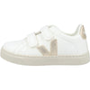 VEJA Kids Small Esplar (Toddler) Sneaker, Extra/White/Platine, 8.5 US Unisex