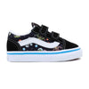 Vans Toddler Old Skool V (Y61) Glow Cosmic Zoo Black/Blue Size 10