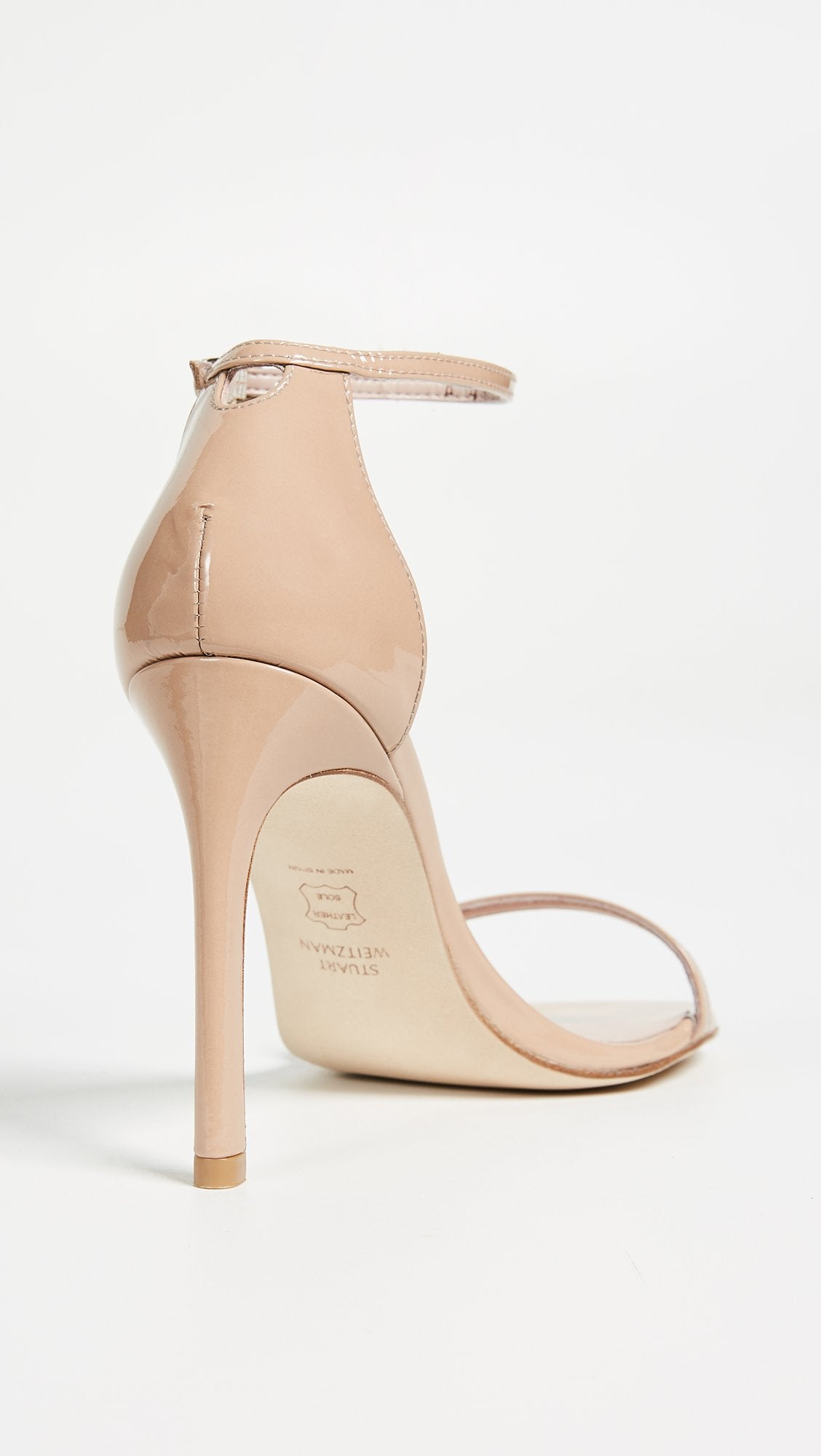 Stuart Weitzman Nudistsong Ankle Strap Sandal Adobe 10 M