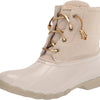 Sperry Women's Saltwater Snow Boot, Ivory Sparkle, 7 M US
