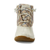 Sperry Women's Saltwater Wool Rain Boot, Ivory Plaid, 7.5