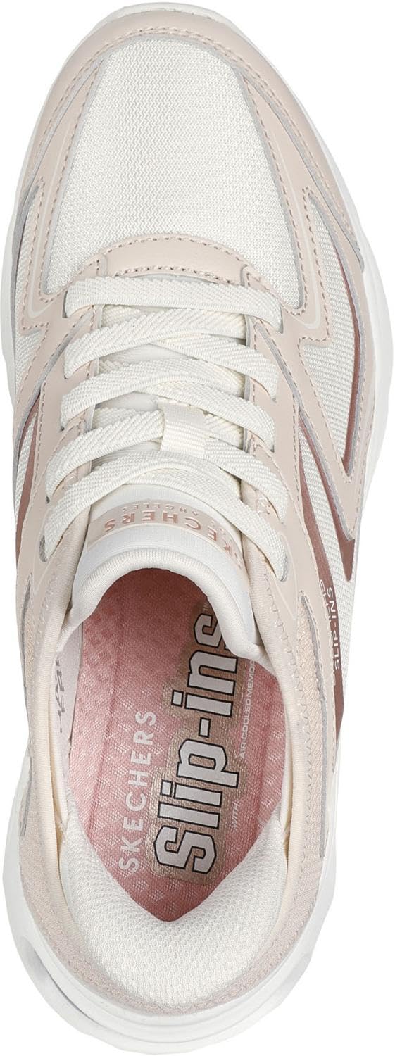 Skechers - Womens Tres-Air Uno - Ez-Glide Slip On Shoes, Color Taupe, Size: 9.5 M US