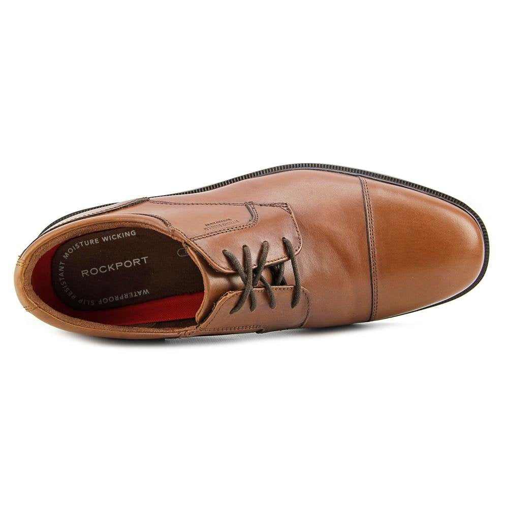 Rockport Men's Essential Details II Captoe Oxford, tan Antique, 100 M US