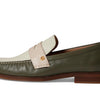 Cole Haan Lux Pinch Penny Loafer Tea Leaf/Egret/Rosewater Leather 8.5 B (M)