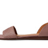 Madewell The Nelda D'Orsay Flat: Woven Edition Warm Thistle 7.5 M