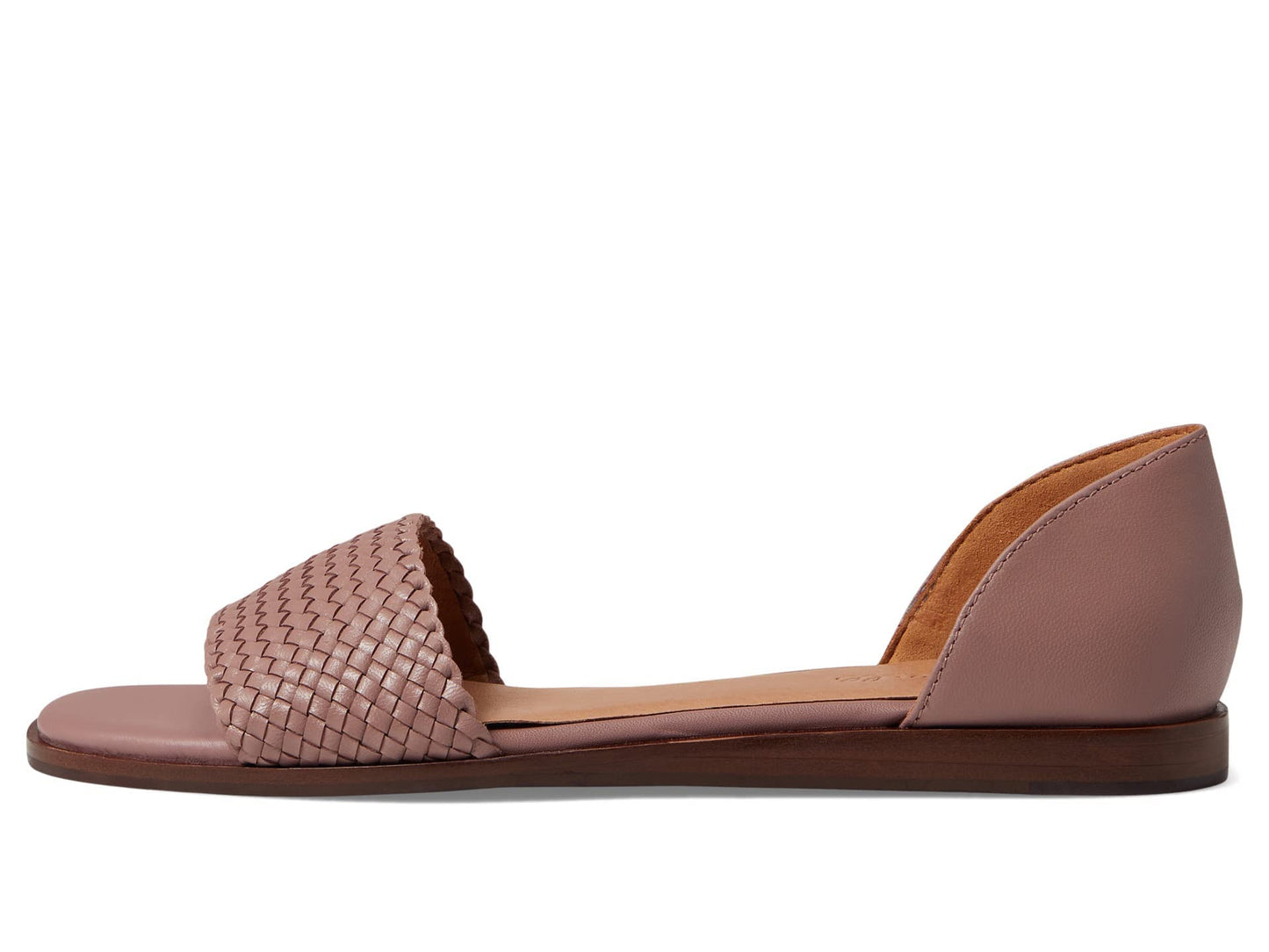 Madewell The Nelda D'Orsay Flat: Woven Edition Warm Thistle 7.5 M