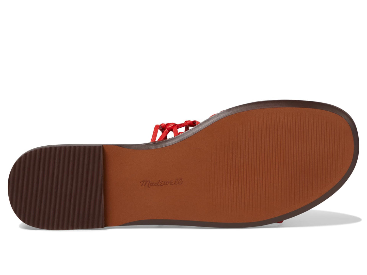 Madewell Women's Taryn Knotted Slide Himalayan Orange 10 Medium