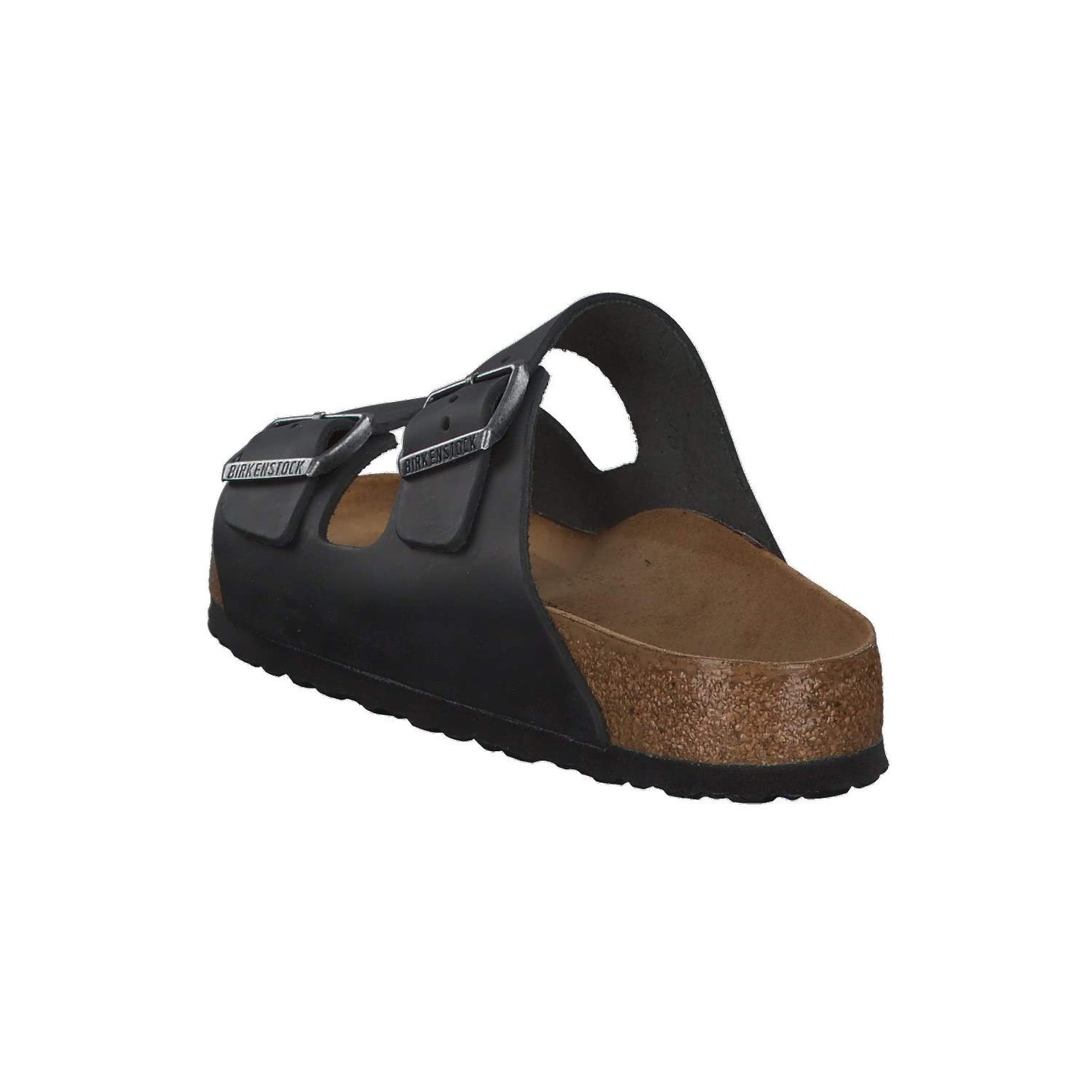 Birkenstock BIRK-552111 Arizona Leather Sandals, Black, 43 (US Men's 10)