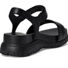 Cole Haan Women's Zerogrand Ankle Strap Sandals, Black/Black, 7-C US