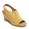 Rockport Women's Briah Perf Sling Sandal, SWEET CORN, 6
