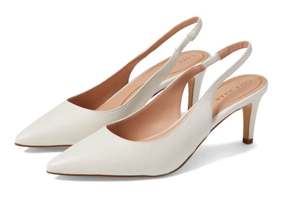 Cole Haan Vandam Sling Pump 65 Ivory Leather 11 B (M)