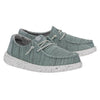 HEYDUDE Wendy Sport Mesh Loafers for Kids Girls Textile Upper Two-Eyelet Lace Closure Slip-on Style